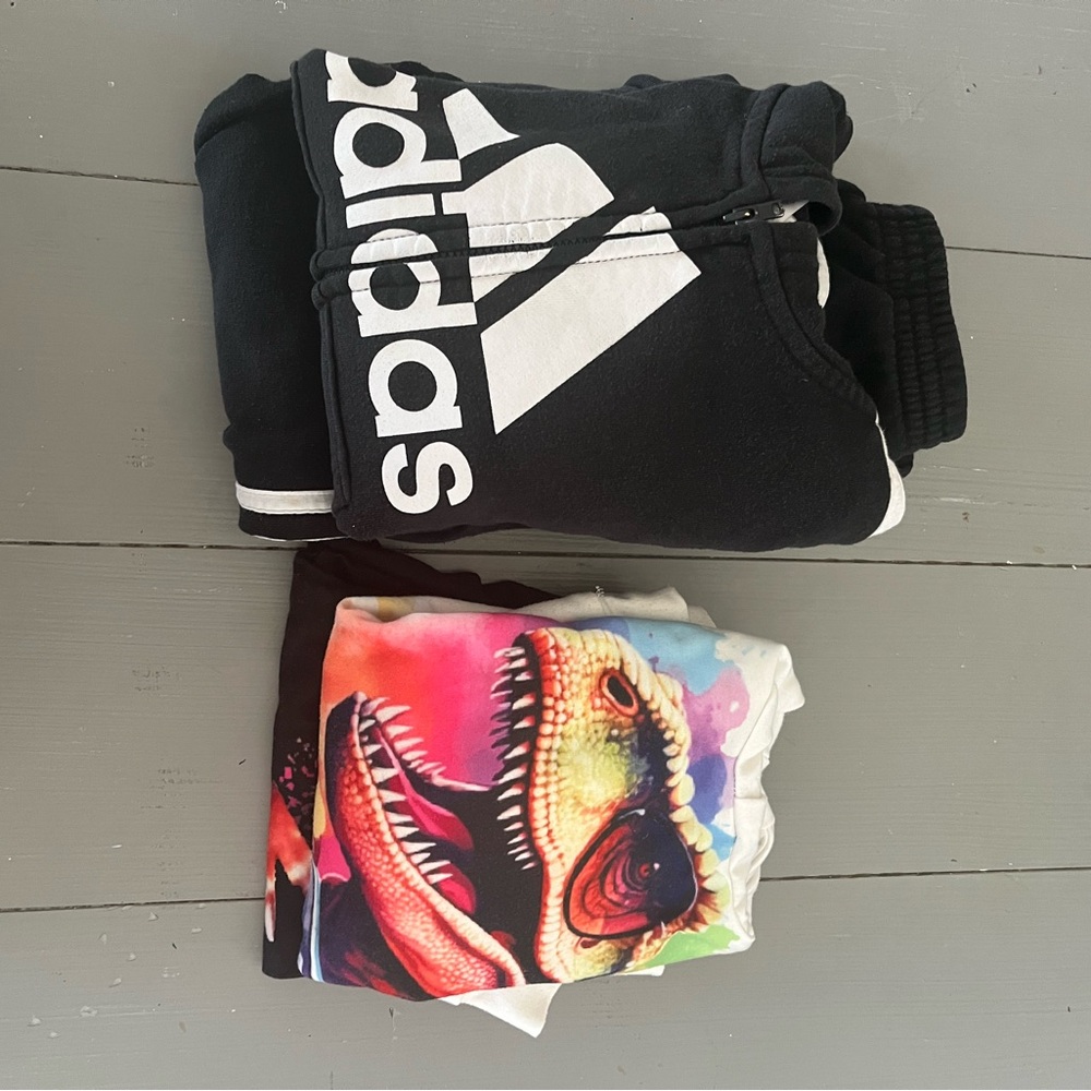Boys Sweatsuit Bundle. One is from SHEIN and one is Adidas. Size 5T